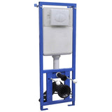 Wall Hung Rimless Toilet with Concealed Cistern Ceramic White 3055348