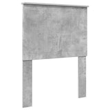Headboard with Headboard Concrete Grey 75 cm Engineered wood 887828