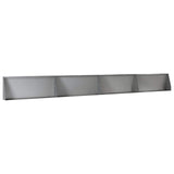 Retaining Wall 4 pcs 100 x 12 x 40 cm Galvanised Steel Silver 3449042