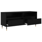 TV Cabinet with Drawer Black Oak 100 x 34.5 x 44.5 cm 881779