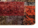 Rug Runner MARSA Multicolour 100 x 400 cm Polyester and PVC 42023254