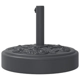 ZNTS Parasol Base for Ø38 / 48 mm Poles 25 kg Round 4007972