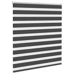 ZNTS Zebra Blind Black 135x100 cm Fabric Width 130.9 cm Polyester 4014216