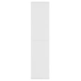 Book Cabinet White Engineered wood Medium Book Cabinet 800153
