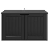 Cat House Black 85 x 55 x 50.5 cm Engineered Wood 8000717
