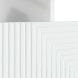 LED TV Cabinet High Gloss White Engineered Wood 896989