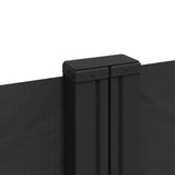 Retractable Side Awning Black 100x1000 cm 4004684