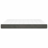 Pocket Spring Bed Mattress Medium Dark Grey 183x213x20 cm California King 347900