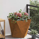 Planter Rusty 50 x 50 x 50 cm Weathering Steel 883848
