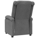 Massage Chair Dark Grey Fabric 340937