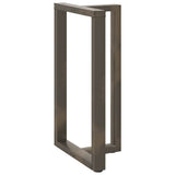 Bar Table Legs T-Shaped 2 pcs Black 60x35x cm Steel 4013095