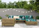 5 Piece Garden Sofa Set Impregnated Wood Pine 3250507