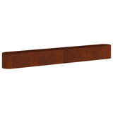Raised Garden Bed Weathering Steel 360 x 40x 40 cm 8011711