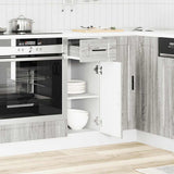 Kitchen Base Cabinet Porto Grey Sonoma Engineered Wood 853943