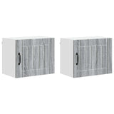 Wall Cabinet LUCCA 2 pcs Grey Sonoma 50 x 31 x 40 cm 884907