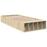 Bed Frame without Mattress Sonoma Oak 100x200 cm 3280603