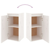 TV Cabinets 6 pcs White Solid Wood Pine 3100235