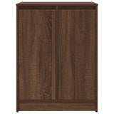 Shoe Cabinet Brown Oak 57x34x76 cm Engineered Wood 861874