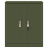 Storage Cabinet Olive Green 60 x 40 x 70 cm Steel 891722