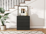 Chest of Drawers, 4-Drawer Storage Cabinets, Modern Dresser, Storage Drawer Unit for Bedroom T3398P328100