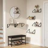 Wall Shelves 6 pcs Grey Sonoma 40 x 16 x 15.5 cm 8014644