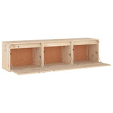 TV Cabinets 3 pcs Solid Wood Pine 3100124