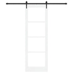 Sliding Door Manual ORKDAL White 78 x 232 cm Wood and metal 3332472