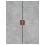 Highboard Concrete Grey 69.5x34x180 cm Engineered Wood 3195711