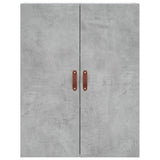 Highboard Concrete Grey 69,5x34x180 cm Engineered Wood 3195711