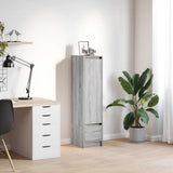Highboard Grey Sonoma 29.5x34x119.5 cm Engineered Wood 861657