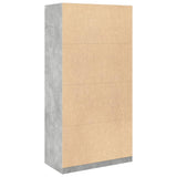 Wardrobe Concrete Grey 100x50x200 cm Engineered Wood 3307804