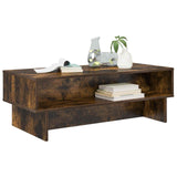 Coffee Table Smoked Oak 100 x 46 x 35 cm Engineered Wood 8000240