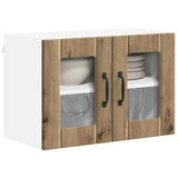 Wall Glass Cabinet LUCCA Artisan Oak 60 x 31 x 40 cm 884983