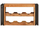 Wine Rack Brown 60 x 45 x 33 cm Solid Acacia Wood 4104755