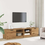 ZNTS TV Cabinets 2 pcs Artisan Oak 80x35x36.5 cm Engineered Wood 856857