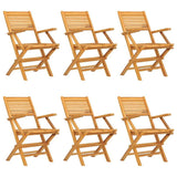 7 Piece Garden Dining Set Solid Wood Teak 3155014