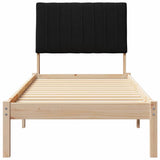 Bed Frame with Headboard Brown 80 x 200 cm Solid Pine Wood 878921