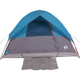 Camping Tent Dome 3-Person Blue Waterproof 94696