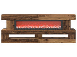 Electric Fireplace Old Wood 150 x 21 x 77 cm Engineered wood 8020838