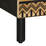 Highboard 60x33.5x100 cm Solid Rough Wood Mango 4018658