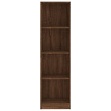 4-Tier Book Cabinet Brown Oak 40x24x143 cm Engineered Wood 816067