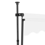 Manual Retractable Awning with LED 150 cm Cream 145870