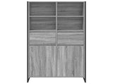 Sideboard 2 pcs Grey Sonoma 81 x 36 x 150.5 cm Engineered Wood 3403037