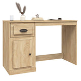 Desk with Drawer Sonoma Oak 115x50x75 cm Engineered Wood 816475
