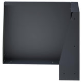 Retaining Wall 2 pcs 50 x 50 x 40 cm Steel Anthracite 8015218