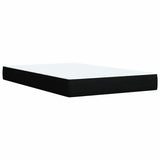 Box Spring Bed with Mattress Black 120x200 cm Fabric 3285864