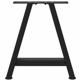 Coffee Table Legs A-Shaped 2 pcs Black 50x cm Steel 4012832