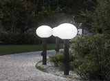 Bollard Lights with Sensor&Outlet 3 pcs 80 cm Black IP44 4006124