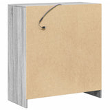 Sideboard with LED Grey Sonoma 77x34x85 cm Engineered Wood 852136
