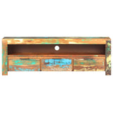 ZNTS TV Cabinet 119x30x41 cm Solid Reclaimed Wood 320208